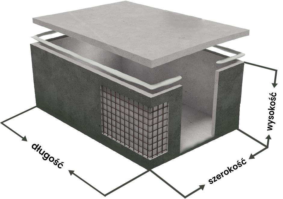 piwniczka z płaskim dachem
